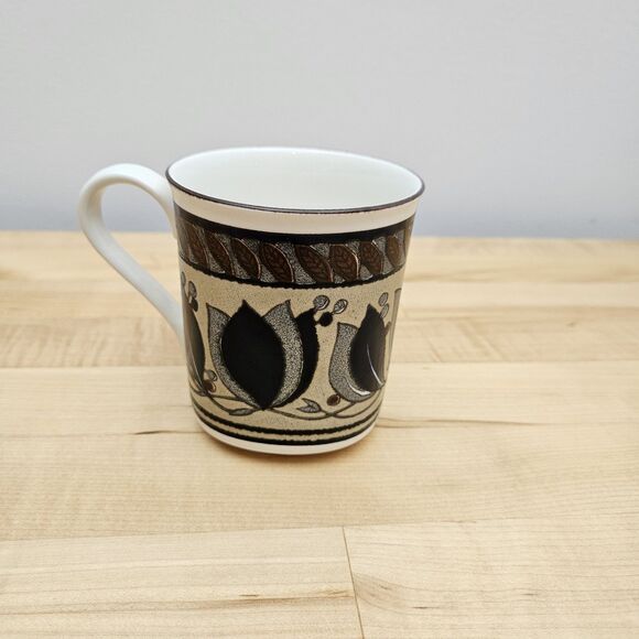 Mikasa Intaglio Arabella 3-1/2" Coffee Mug Cup CACO1 Japan MK222 - Picture 4 of 5